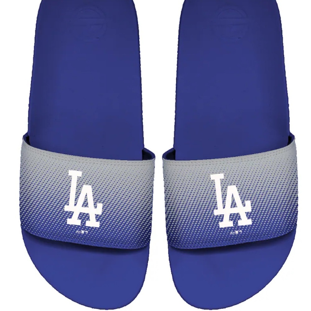 NEW [ISlide] Los Angeles Dodgers MLB Gradient Motto Slide Sandals Men’s Sz 7/8 - Picture 2 of 11